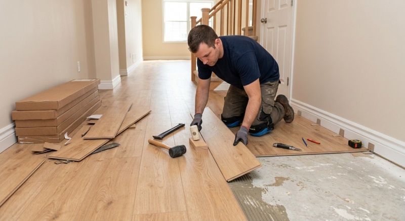 Laminate Floor Replacement in San Mateo, CA
