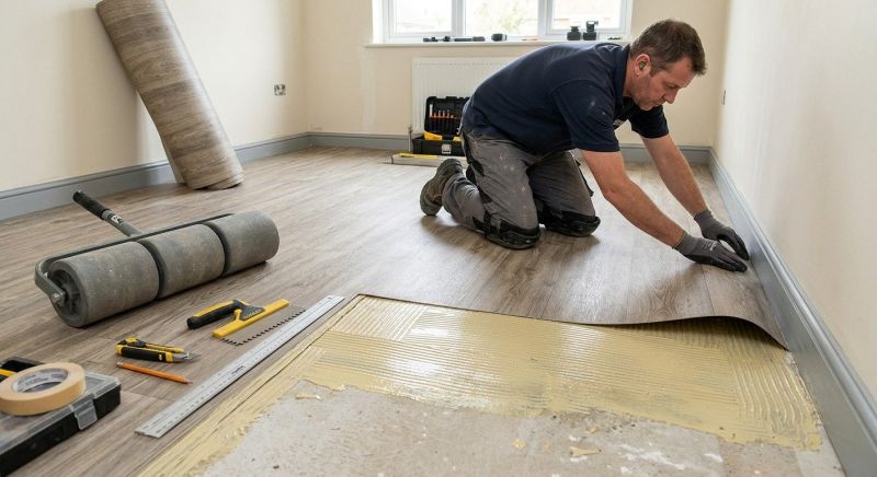 Sheet Flooring Installation in Menlo Park, CA