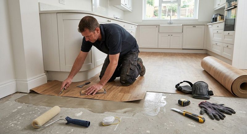 Sheet Linoleum Installation in Pleasanton, CA
