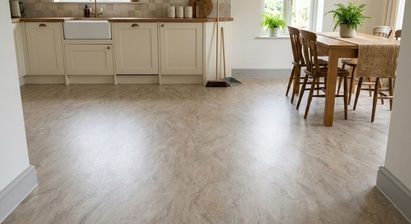 Sheet Linoleum Installation in San Carlos, CA